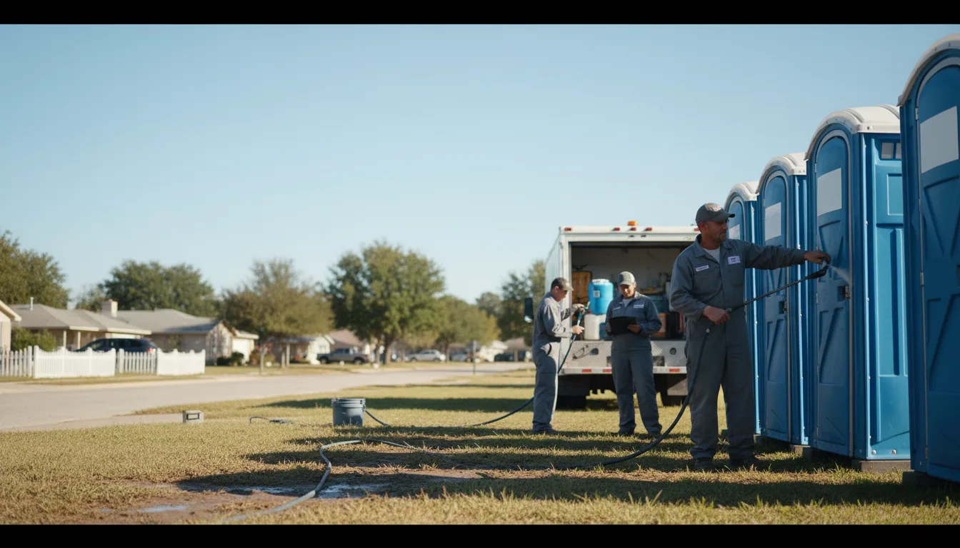 Long-Term Portable Toilet Rental in Cross Hill, SC near me